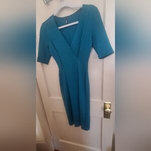 Lulu's Teal Midi Dress